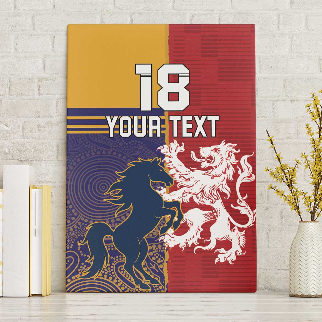 Custom British Lions Queensland Canvas Wall Art Unique Style - Wonder Print Shop