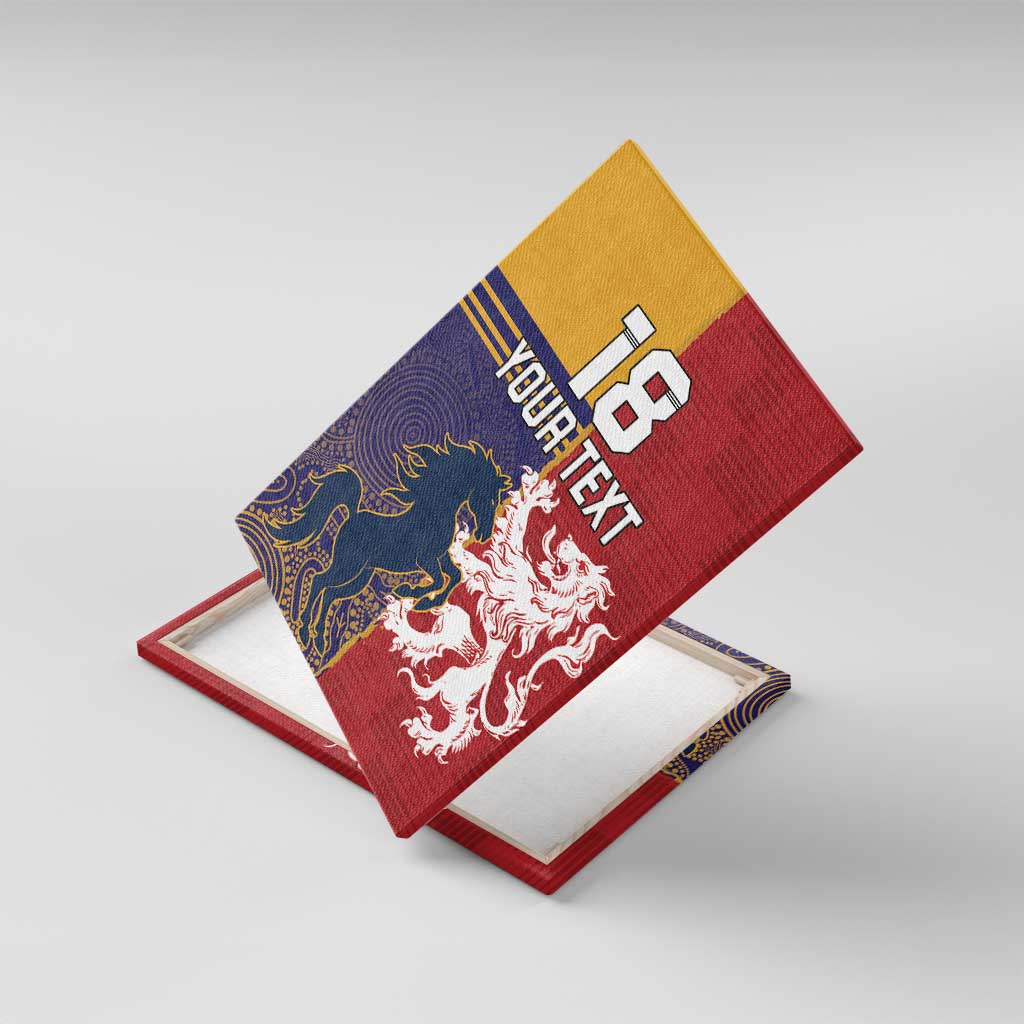 Custom British Lions Queensland Canvas Wall Art Unique Style - Wonder Print Shop