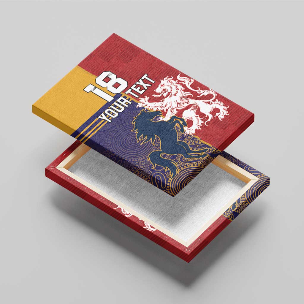 Custom British Lions Queensland Canvas Wall Art Unique Style - Wonder Print Shop