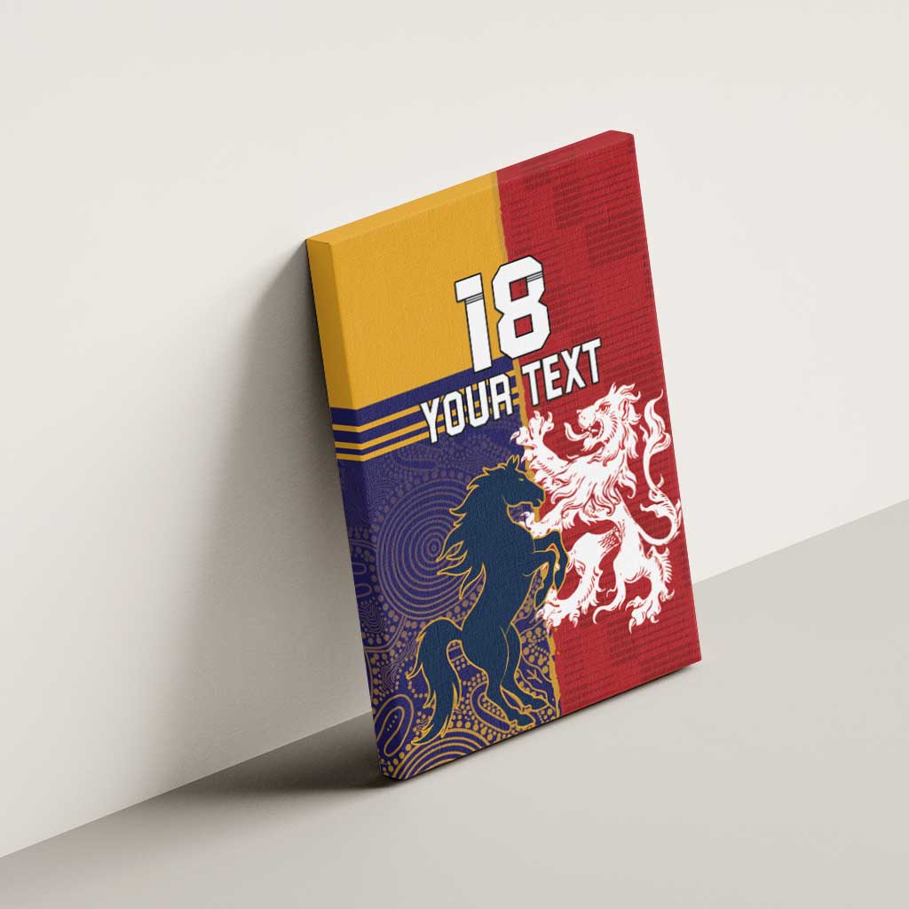 Custom British Lions Queensland Canvas Wall Art Unique Style - Wonder Print Shop