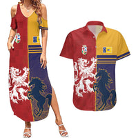 Custom British Lions Queensland Couples Matching Summer Maxi Dress and Hawaiian Shirt Unique Style - Wonder Print Shop