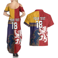 Custom British Lions Queensland Couples Matching Summer Maxi Dress and Hawaiian Shirt Unique Style - Wonder Print Shop
