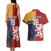 Custom British Lions Queensland Couples Matching Tank Maxi Dress and Hawaiian Shirt Unique Style - Wonder Print Shop
