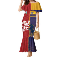 Custom British Lions Queensland Family Matching Mermaid Dress and Hawaiian Shirt Unique Style - Wonder Print Shop