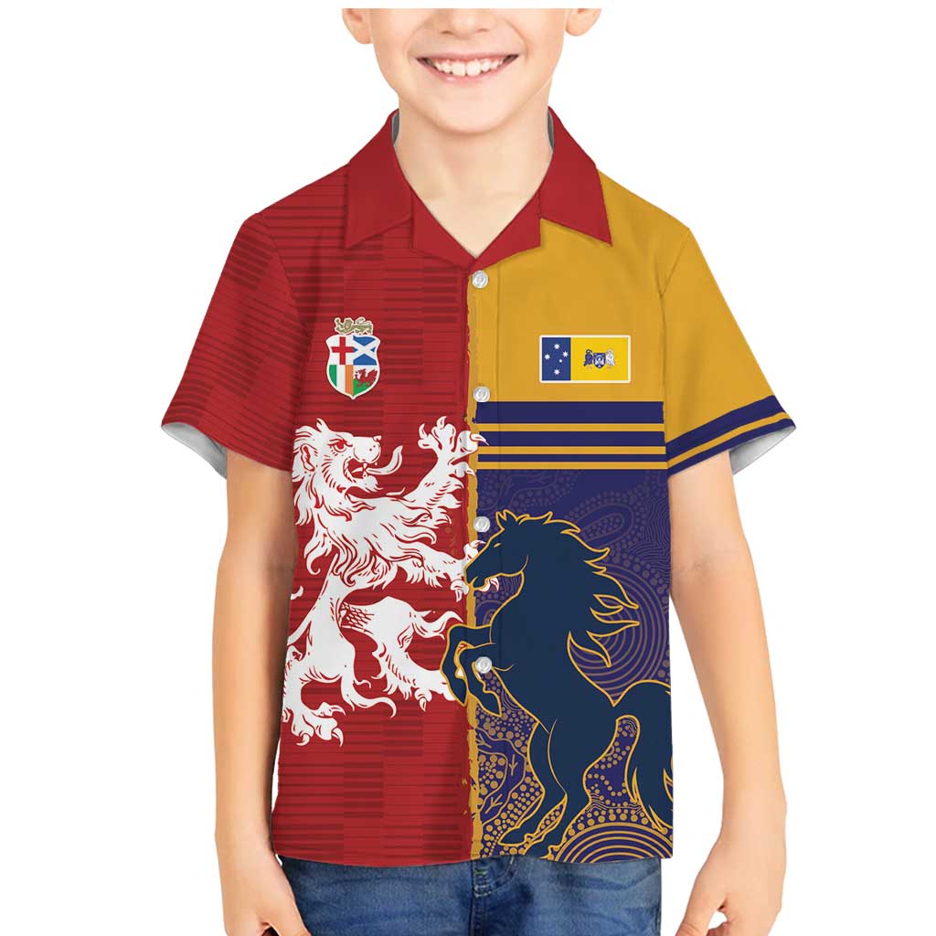 Custom British Lions Queensland Family Matching Mermaid Dress and Hawaiian Shirt Unique Style - Wonder Print Shop