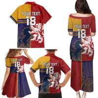 Custom British Lions Queensland Family Matching Puletasi and Hawaiian Shirt Unique Style - Wonder Print Shop