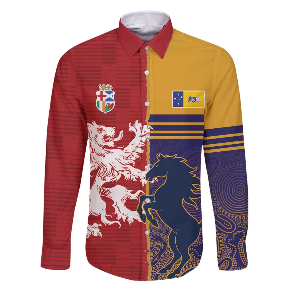 Custom British Lions Queensland Family Matching Puletasi and Hawaiian Shirt Unique Style - Wonder Print Shop