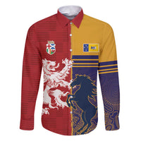 Custom British Lions Queensland Family Matching Puletasi and Hawaiian Shirt Unique Style - Wonder Print Shop