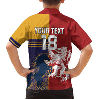 Custom British Lions Queensland Family Matching Short Sleeve Bodycon Dress and Hawaiian Shirt Unique Style - Wonder Print Shop