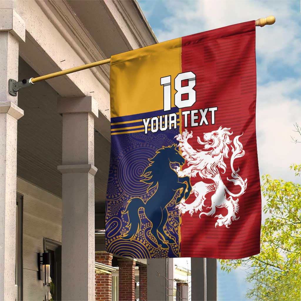 Custom British Lions Queensland Garden Flag Unique Style - Wonder Print Shop