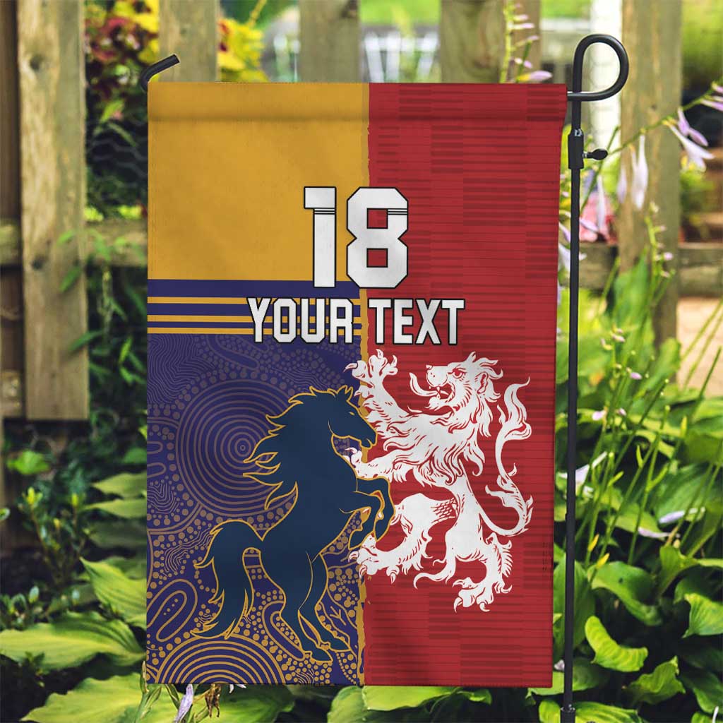 Custom British Lions Queensland Garden Flag Unique Style - Wonder Print Shop