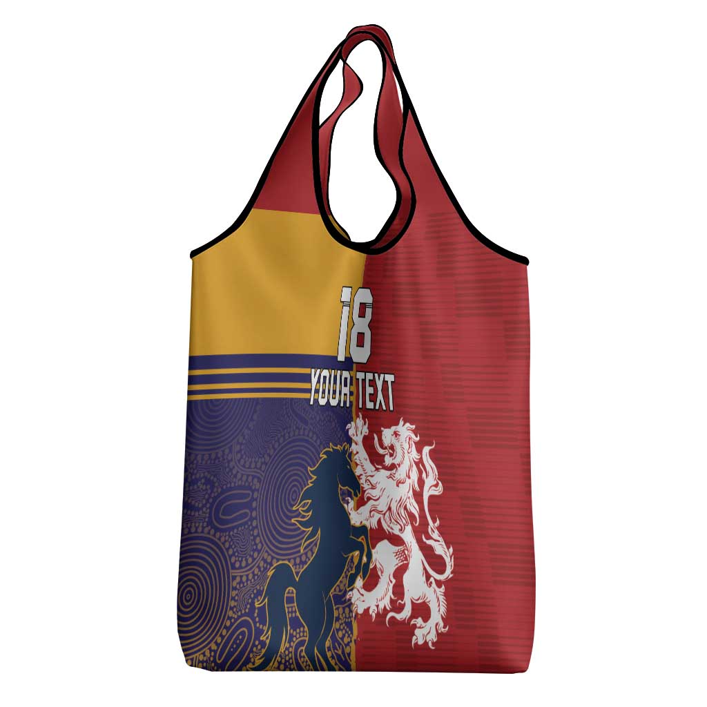 Custom British Lions Queensland Grocery Bag Unique Style - Wonder Print Shop