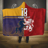 Custom British Lions Queensland Hooded Blanket Unique Style - Wonder Print Shop