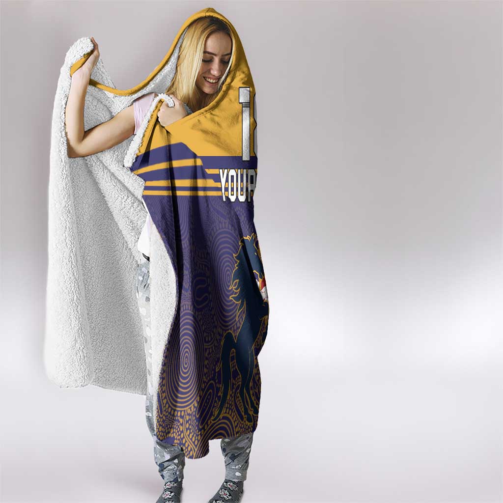 Custom British Lions Queensland Hooded Blanket Unique Style - Wonder Print Shop