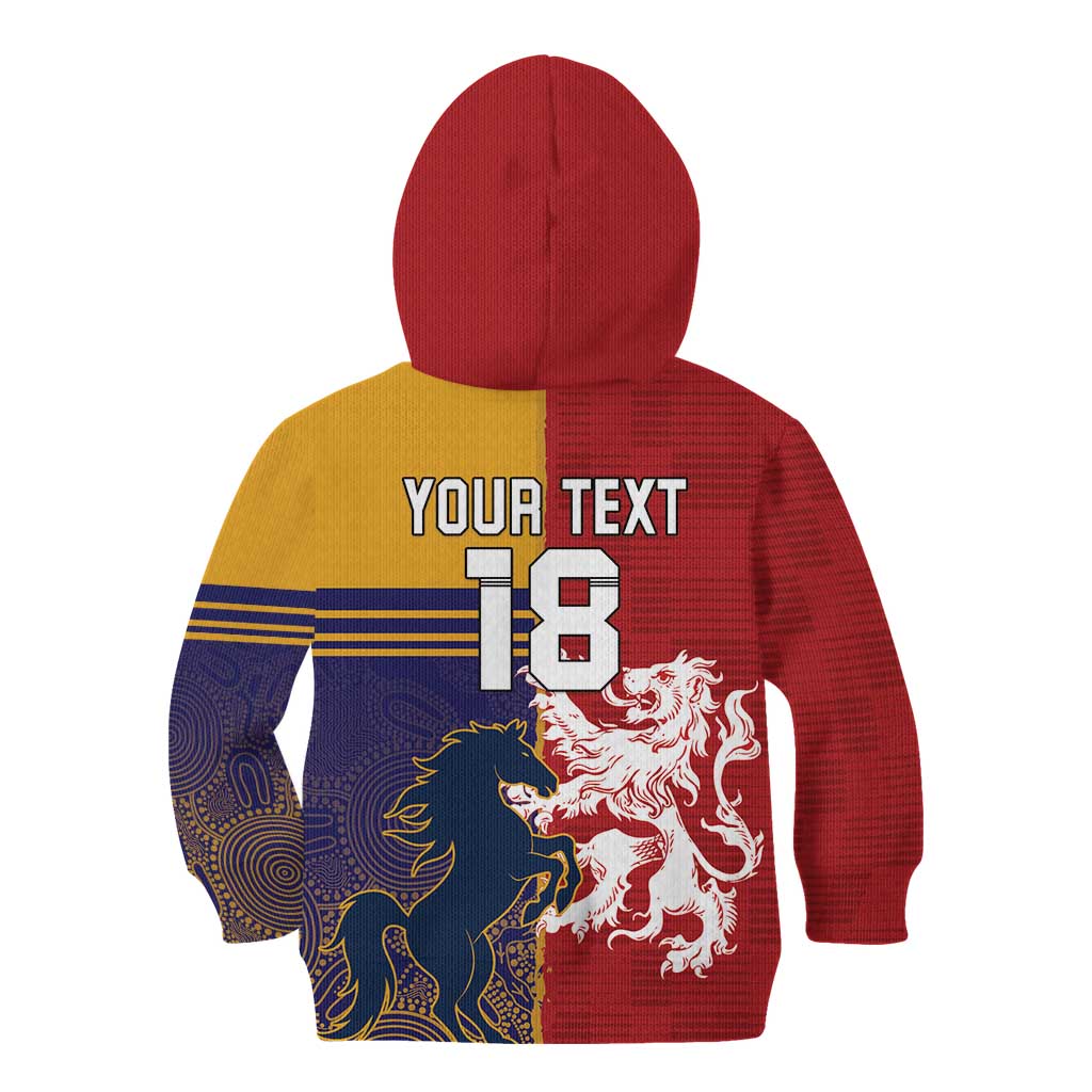 Custom British Lions Queensland Kid Hoodie Unique Style - Wonder Print Shop