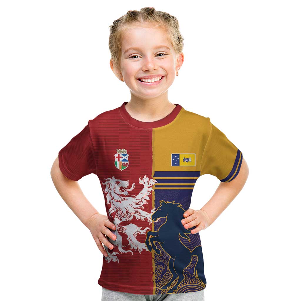 Custom British Lions Queensland Kid T Shirt Unique Style - Wonder Print Shop
