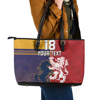 Custom British Lions Queensland Leather Tote Bag Unique Style - Wonder Print Shop