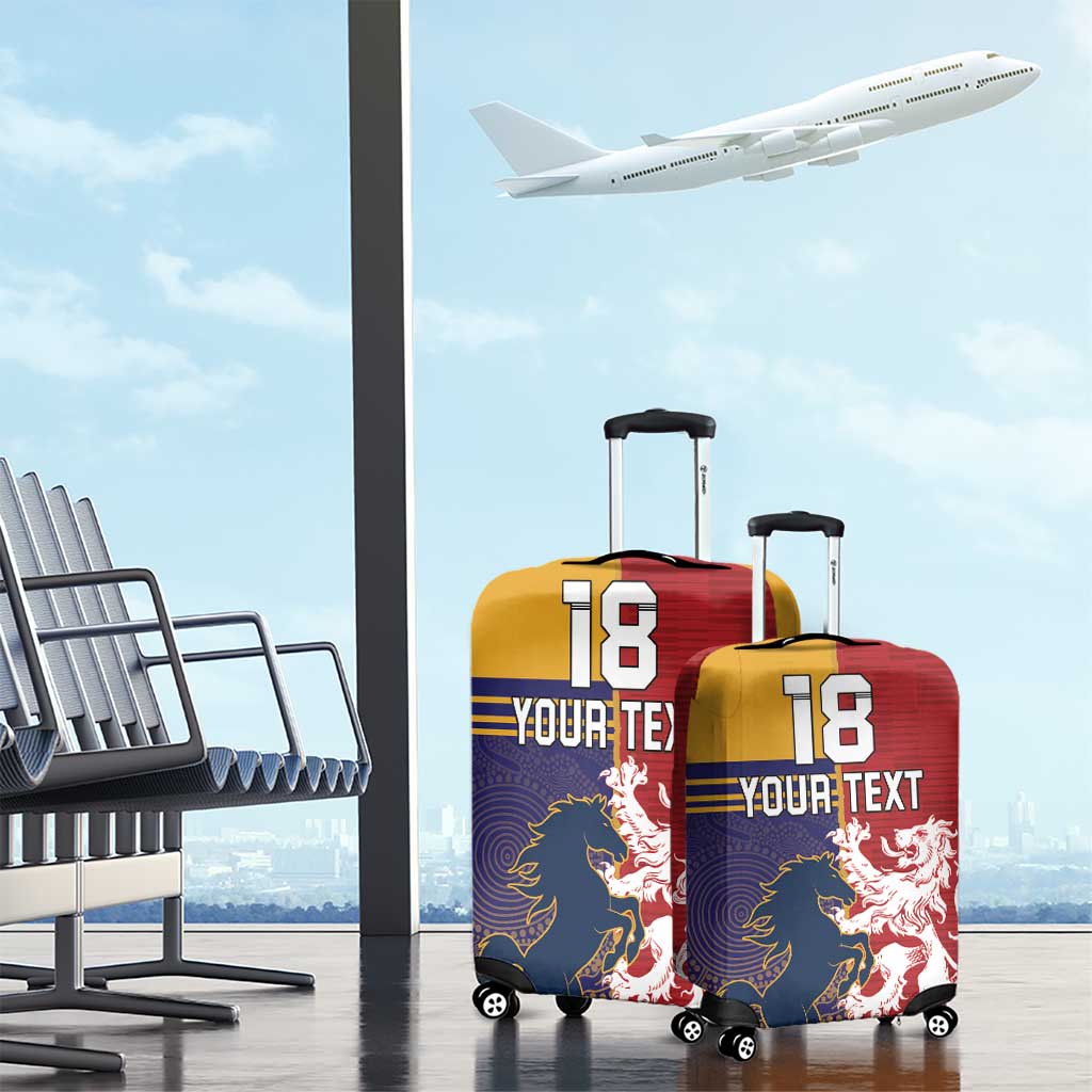 Custom British Lions Queensland Luggage Cover Unique Style - Wonder Print Shop