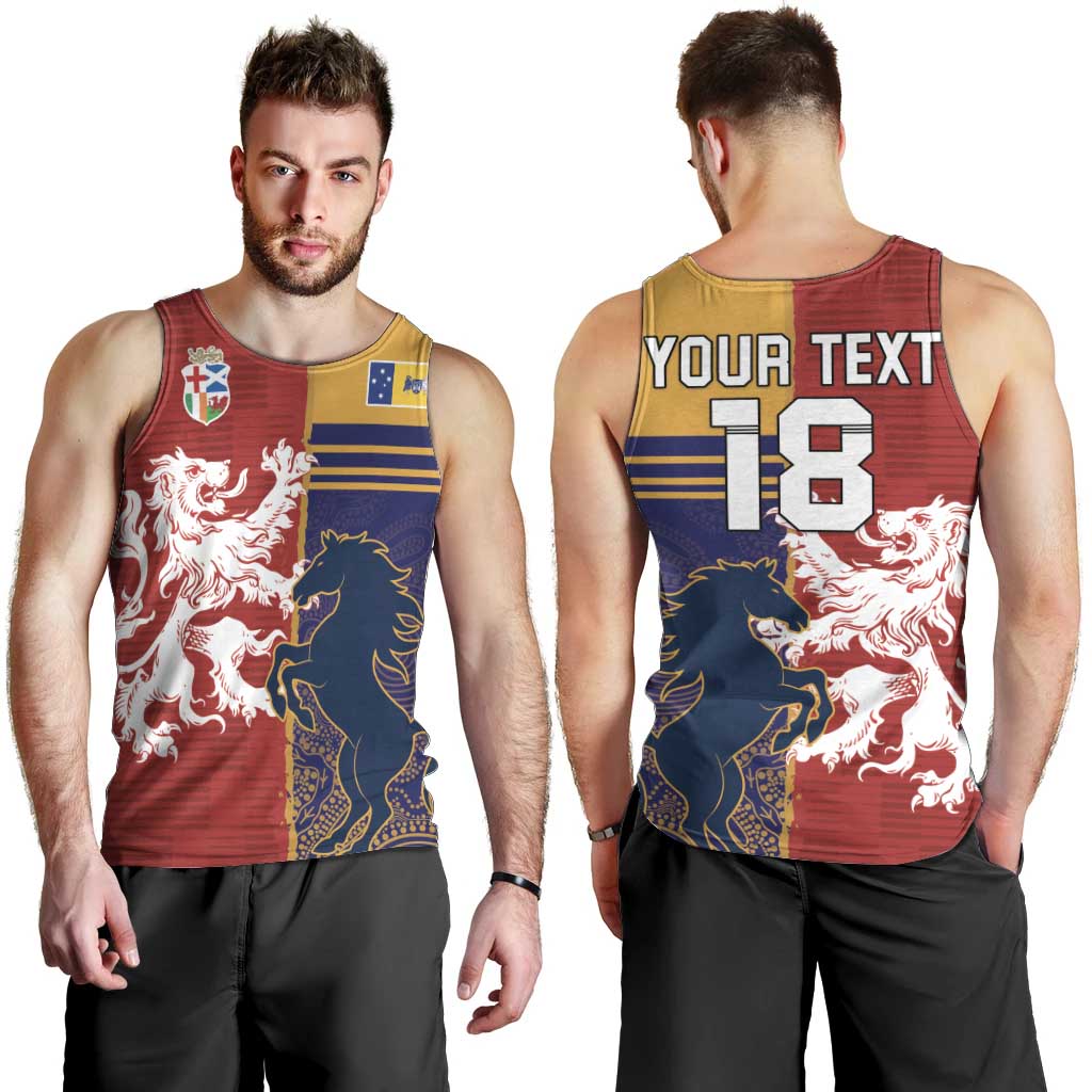 Custom British Lions Queensland Men Tank Top Unique Style - Wonder Print Shop