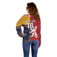 Custom British Lions Queensland Off Shoulder Sweater Unique Style - Wonder Print Shop