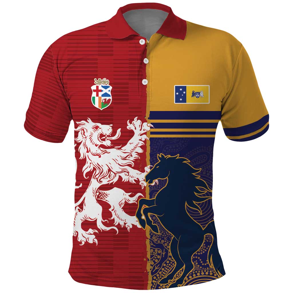 Custom British Lions Queensland Polo Shirt Unique Style - Wonder Print Shop