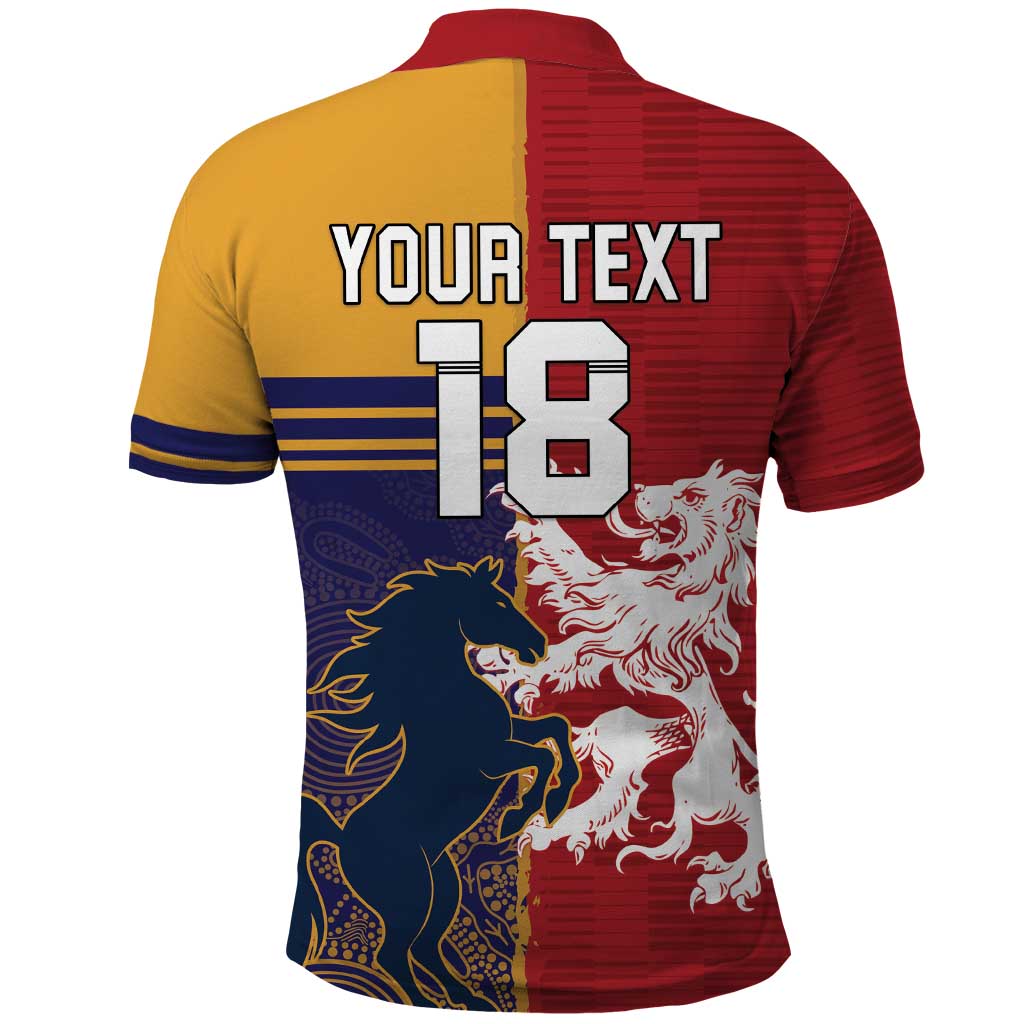 Custom British Lions Queensland Polo Shirt Unique Style - Wonder Print Shop