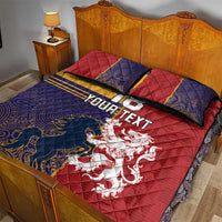 Custom British Lions Queensland Quilt Bed Set Unique Style - Wonder Print Shop
