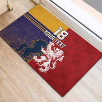 Custom British Lions Queensland Rubber Doormat Unique Style - Wonder Print Shop