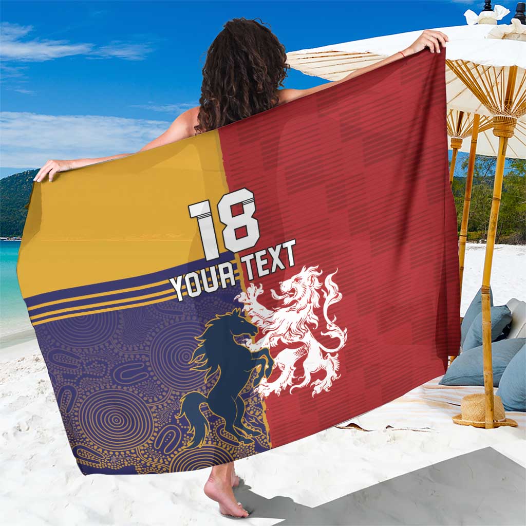 Custom British Lions Queensland Sarong Unique Style - Wonder Print Shop