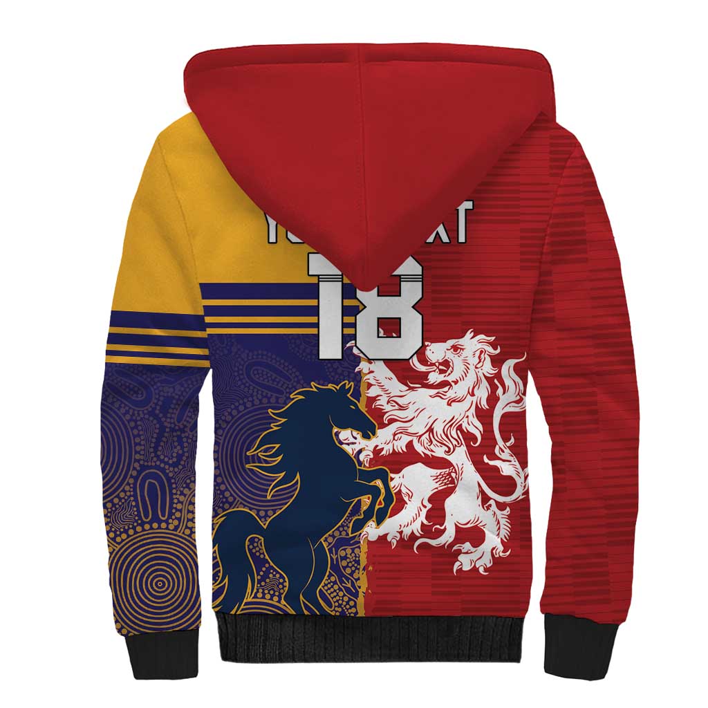 Custom British Lions Queensland Sherpa Hoodie Unique Style - Wonder Print Shop