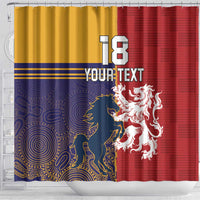 Custom British Lions Queensland Shower Curtain Unique Style - Wonder Print Shop