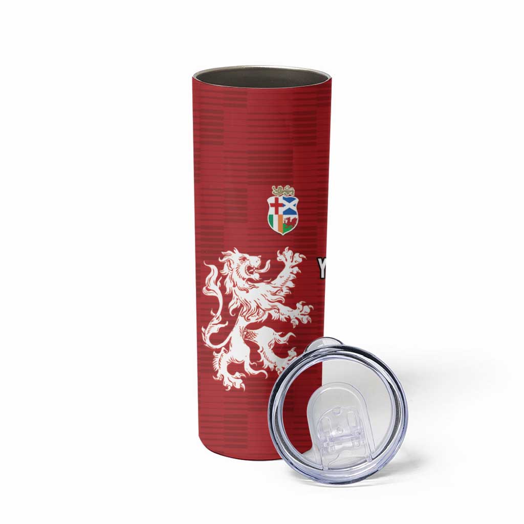 Custom British Lions Queensland Skinny Tumbler Unique Style - Wonder Print Shop