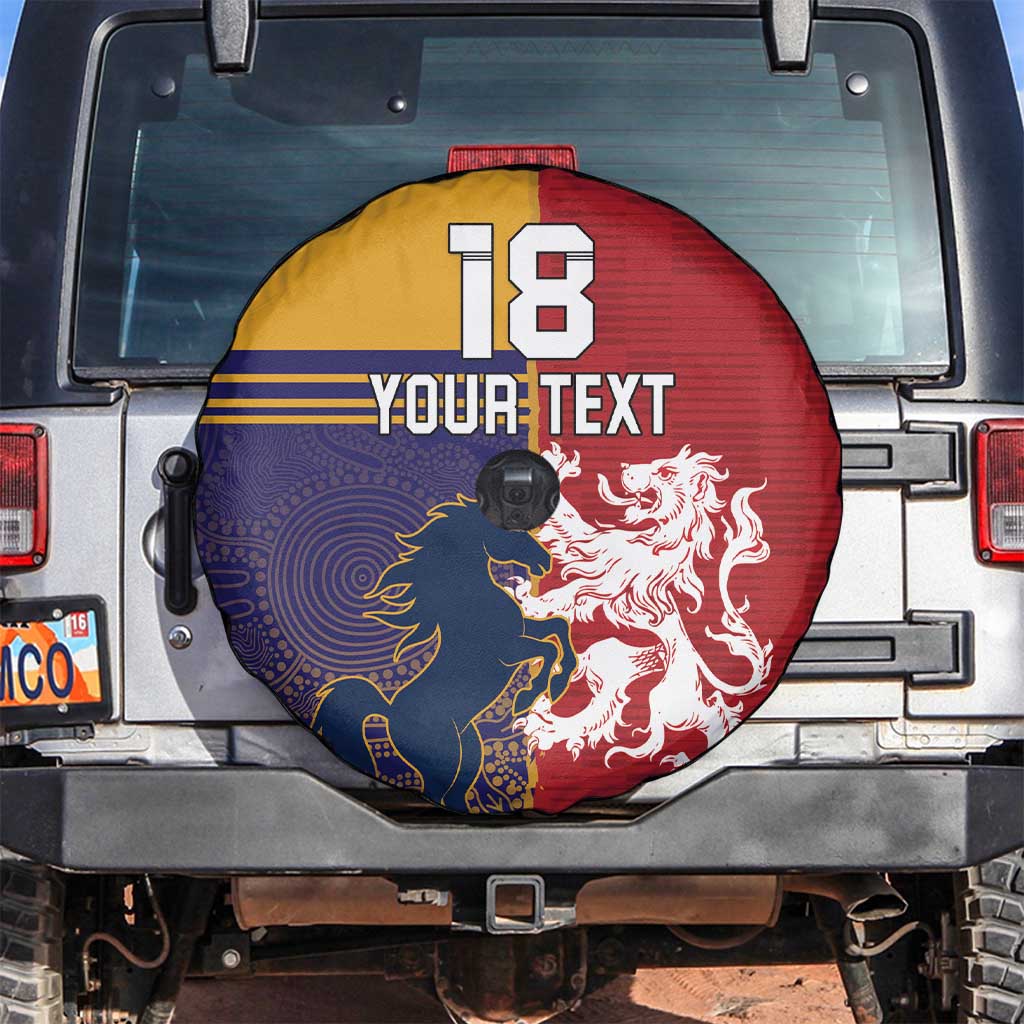 Custom British Lions Queensland Spare Tire Cover Unique Style - Wonder Print Shop
