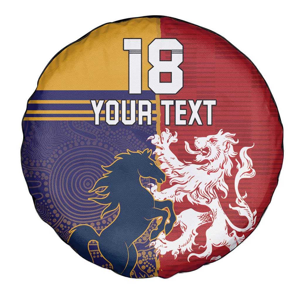 Custom British Lions Queensland Spare Tire Cover Unique Style - Wonder Print Shop