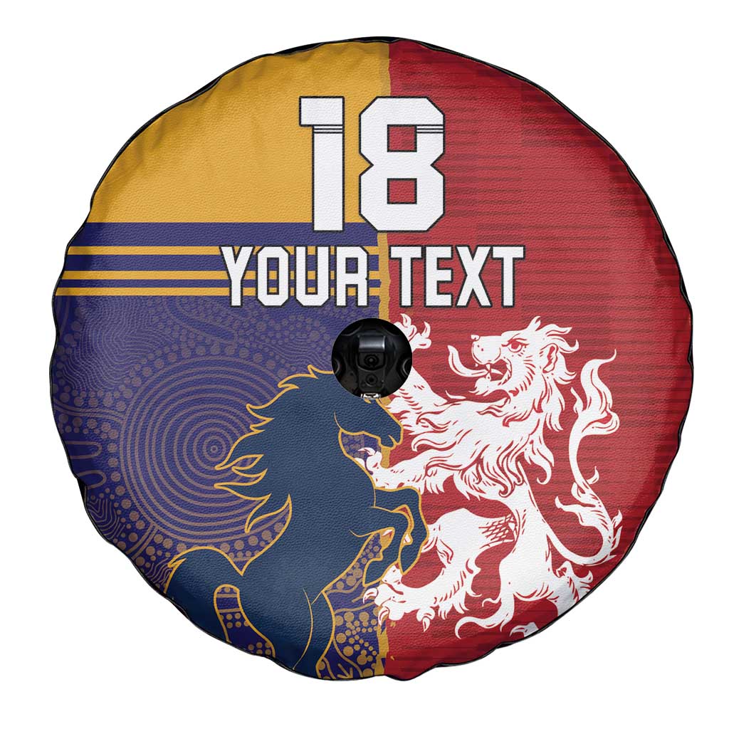 Custom British Lions Queensland Spare Tire Cover Unique Style - Wonder Print Shop