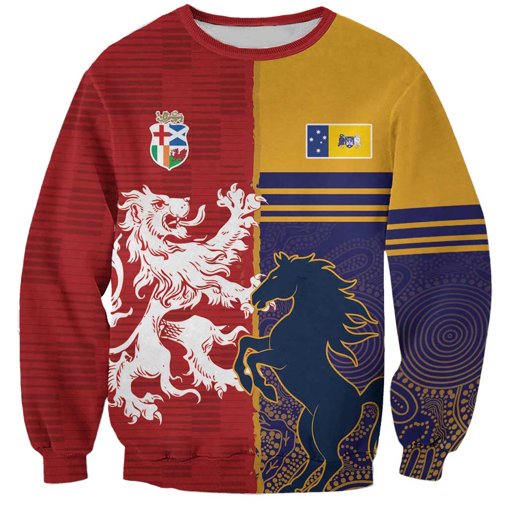 Custom British Lions Queensland Sweatshirt Unique Style - Wonder Print Shop