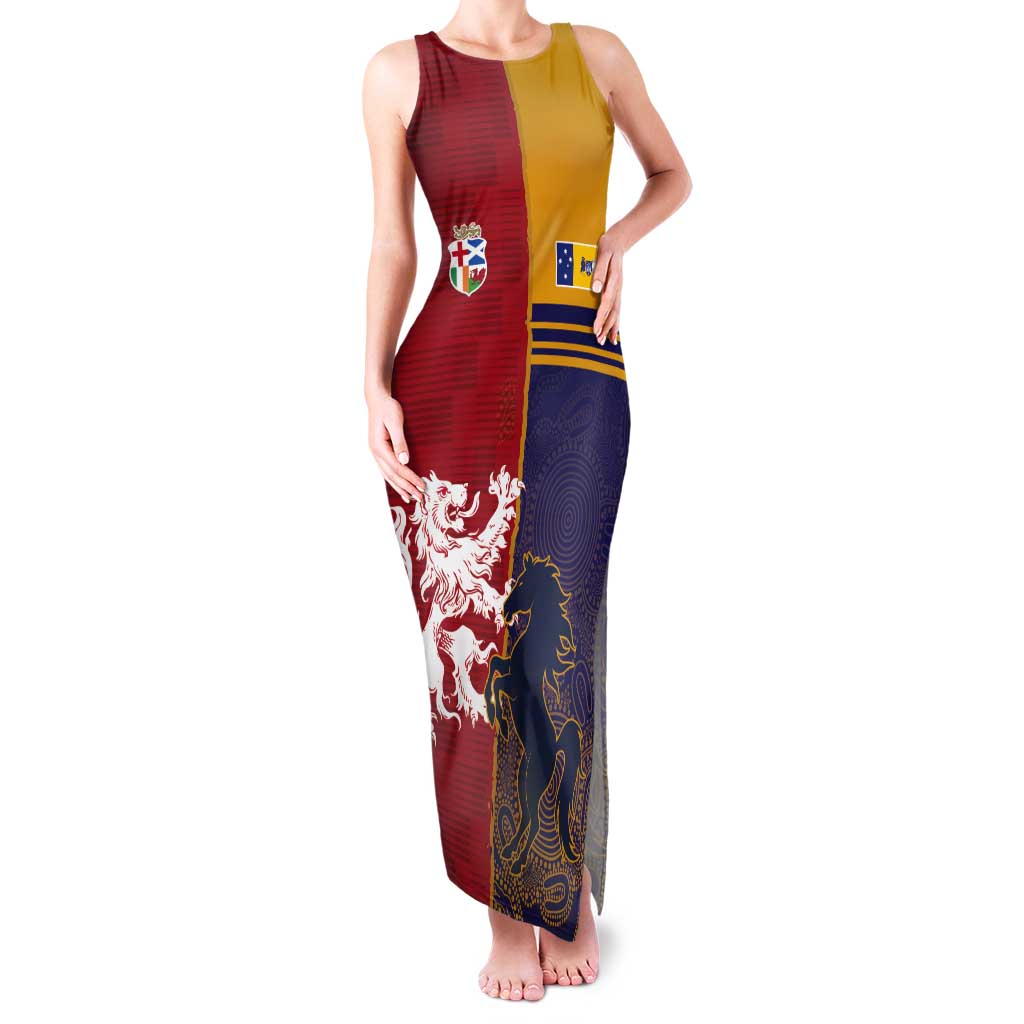 Custom British Lions Queensland Tank Maxi Dress Unique Style - Wonder Print Shop