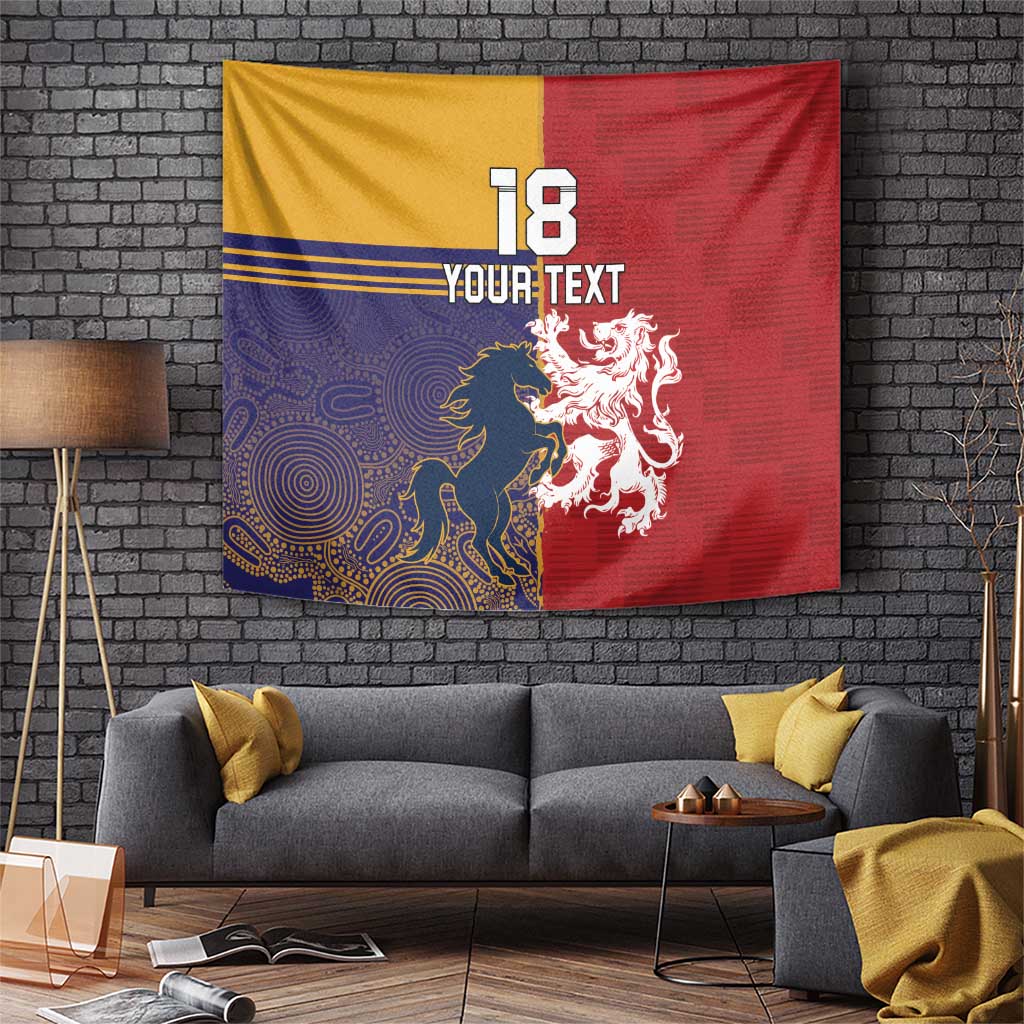 Custom British Lions Queensland Tapestry Unique Style - Wonder Print Shop