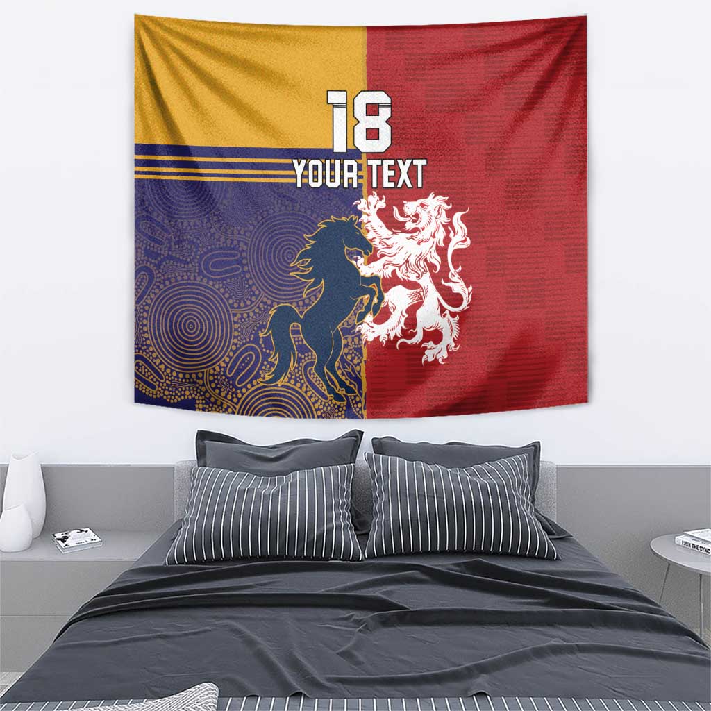 Custom British Lions Queensland Tapestry Unique Style - Wonder Print Shop