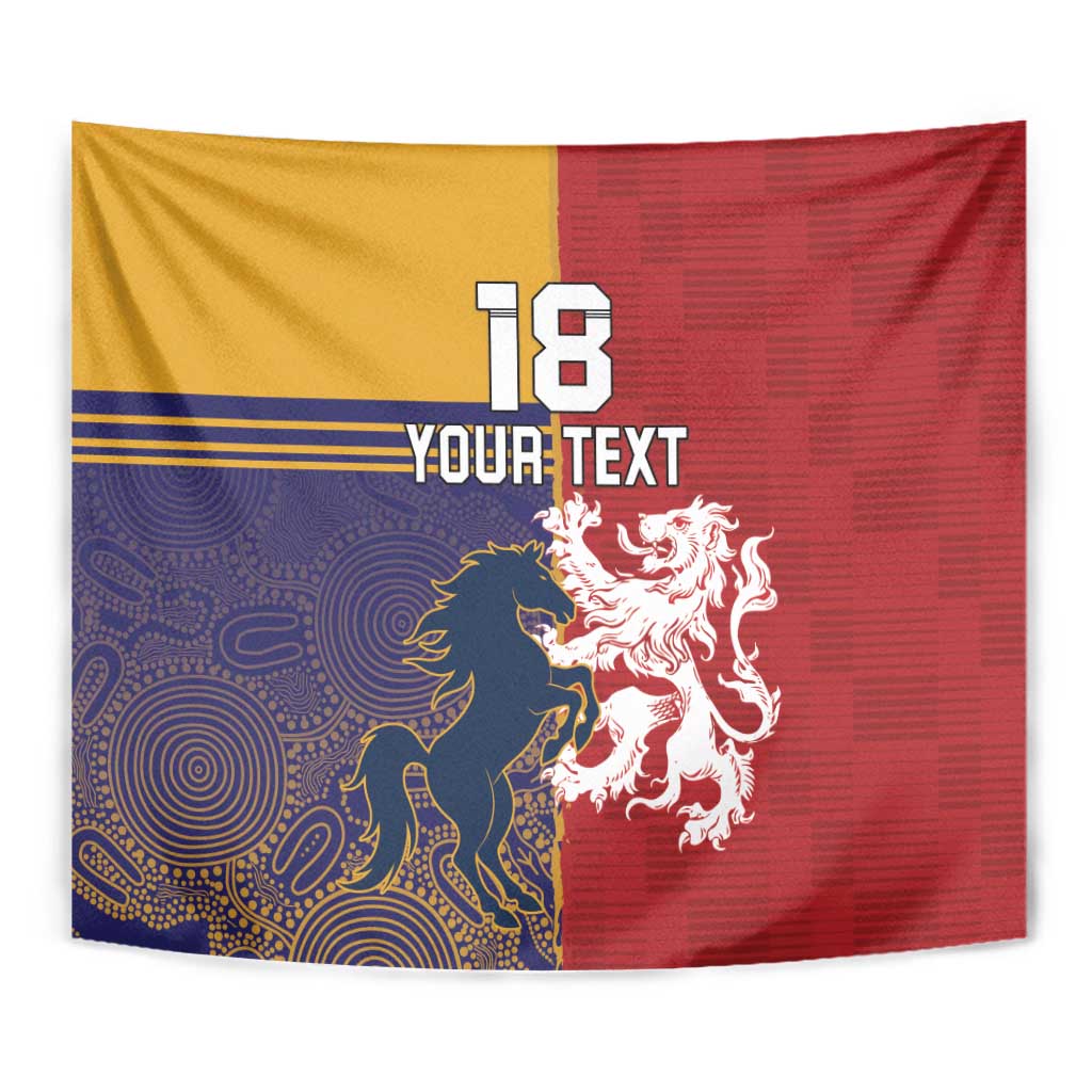 Custom British Lions Queensland Tapestry Unique Style - Wonder Print Shop