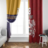 Custom British Lions Queensland Window Curtain Unique Style - Wonder Print Shop