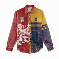 Custom British Lions Queensland Women Casual Shirt Unique Style - Wonder Print Shop