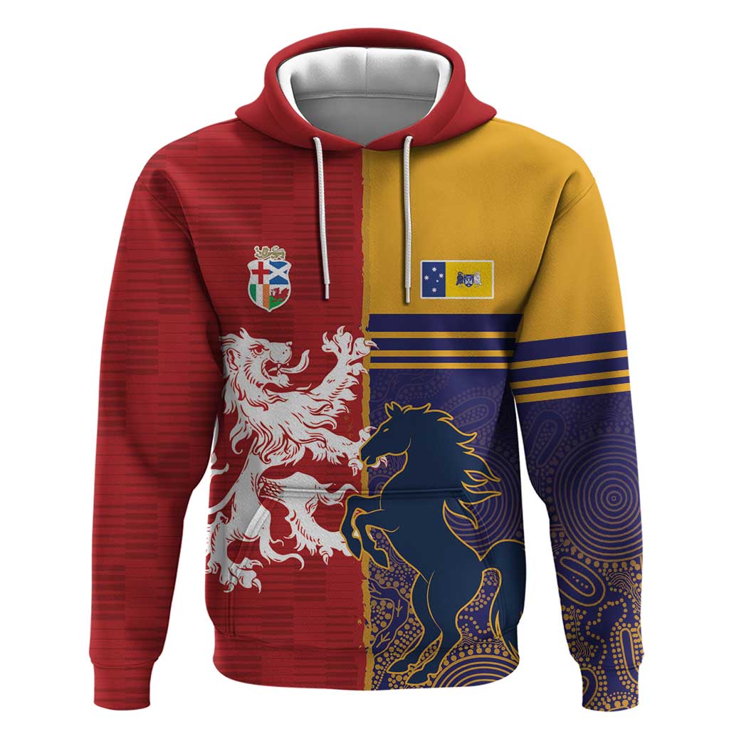 Custom British Lions Queensland Zip Hoodie Unique Style - Wonder Print Shop