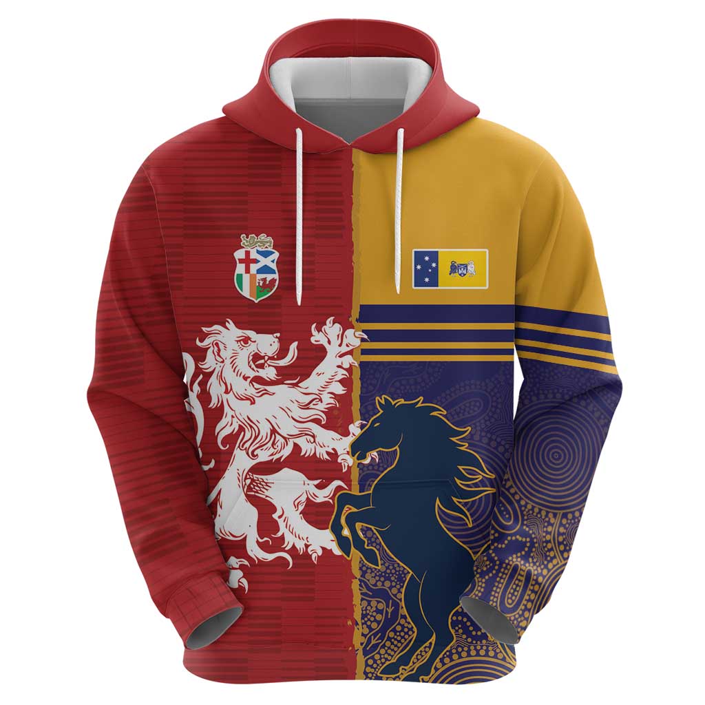 Custom British Lions Queensland Zip Hoodie Unique Style - Wonder Print Shop