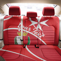 Personalized Malta Cross Coat Of Arms Back Car Seat Cover - Wonder Print Shop