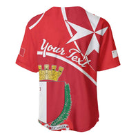 Personalized Malta Cross Coat Of Arms Baseball Jersey - Wonder Print Shop