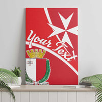 Personalized Malta Cross Coat Of Arms Canvas Wall Art - Wonder Print Shop