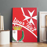 Personalized Malta Cross Coat Of Arms Canvas Wall Art - Wonder Print Shop