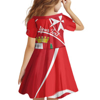 Personalized Malta Cross Coat Of Arms Family Matching Puletasi and Hawaiian Shirt - Wonder Print Shop