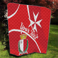 Personalized Malta Cross Coat Of Arms Quilt - Wonder Print Shop